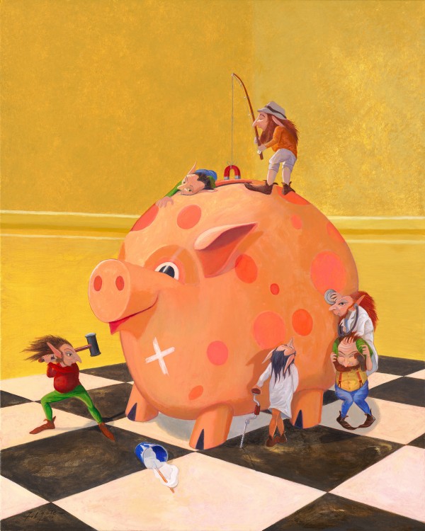 The Bank Robbery by Leonard Filgate